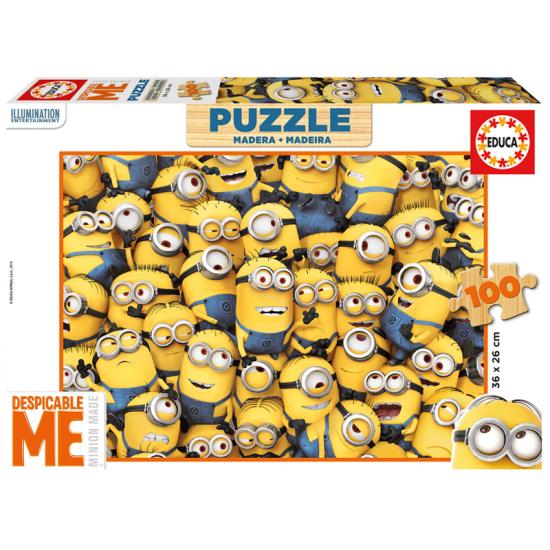 Puzzle Educacional Minions 100 Peças