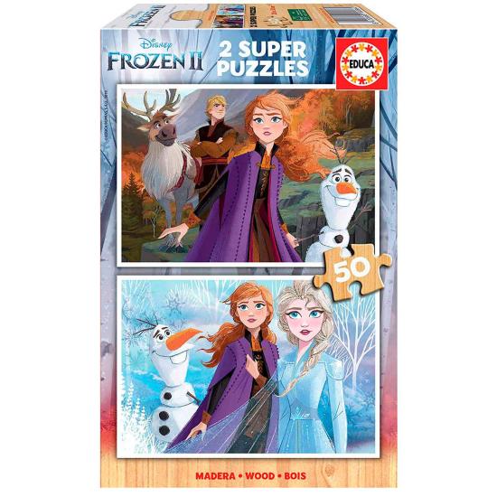 Puzzle Educa Frozen 2 de 2 x 50 peças