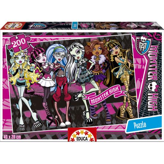 Puzzle Educa Monster High 200 peças