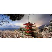 Educa Monte Fuji e Chureito Pagoda Puzzle, Japão 3000 Peças