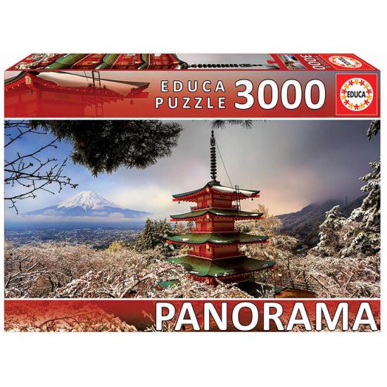 Educa Monte Fuji e Chureito Pagoda Puzzle, Japão 3000 Peças