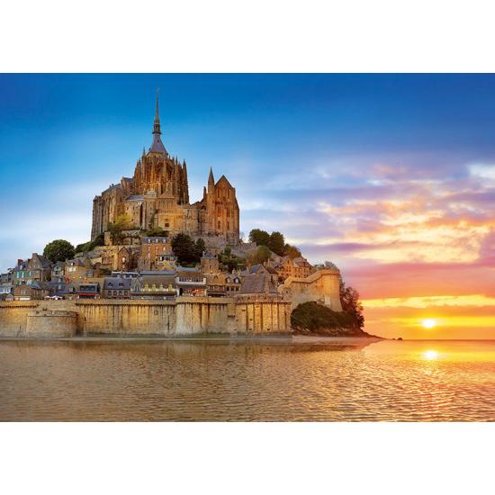 Puzzle Educa Mont Saint-Michel, França de 1000 peças