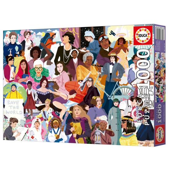 Puzzle Educa Mulheres Icônicas de 1000 peças