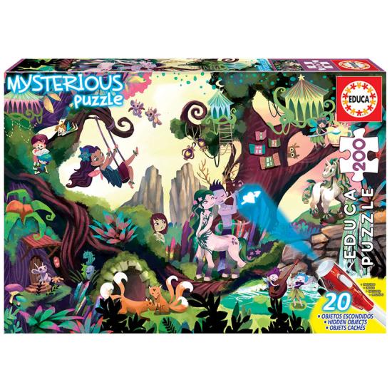 Educa Misteriosa Floresta Mágica Puzzle 200 Peças