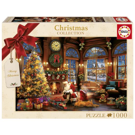 Puzzle Educa Mágico de Natal com 1000 peças.