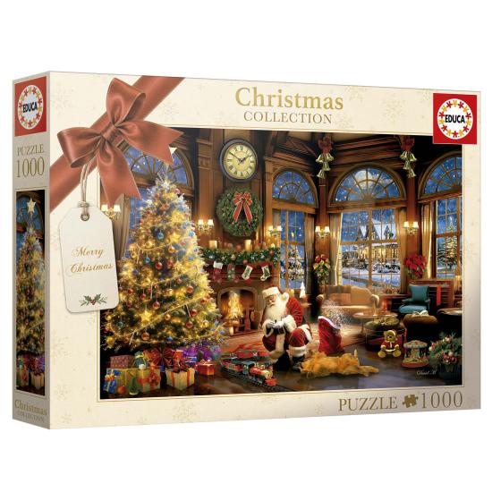 Puzzle Educa Mágico de Natal com 1000 peças.