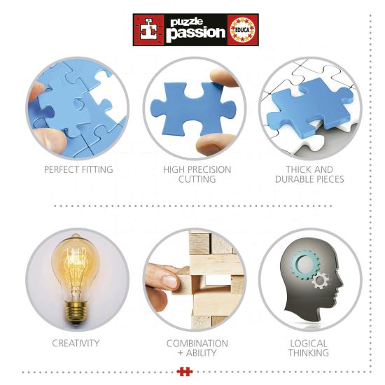 Puzzle Educa Mágico de Natal com 1000 peças.