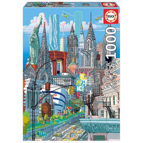 Puzzle Educa New York 1000 peças