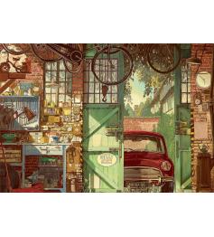 Puzzle Educa Old Garage, A Antiga Garagem de 1500 Peças