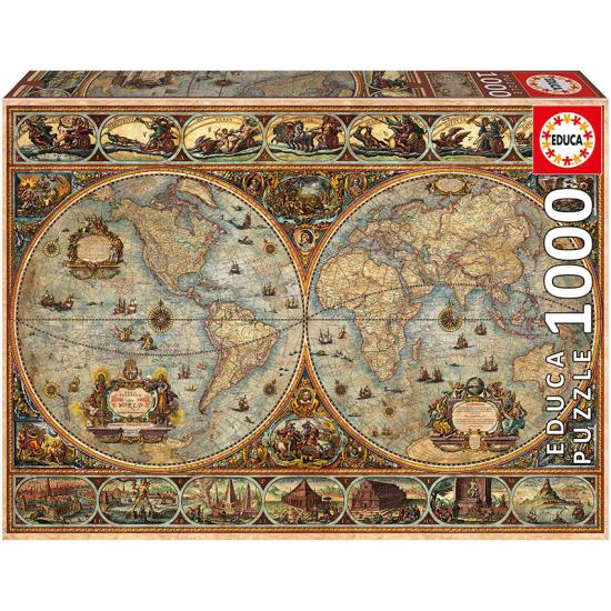 Puzzle Educa Orbis Terrarum de 1000 peças