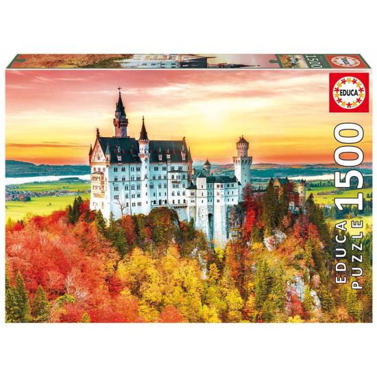 Educa Outono em Neuschwanstein Puzzle 1500 Peças