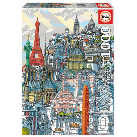 Puzzle Educa Paris de 1000 peças