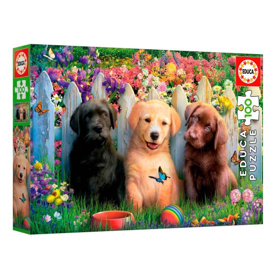 Puzzle Educa Cachorrinhos 100 Peças