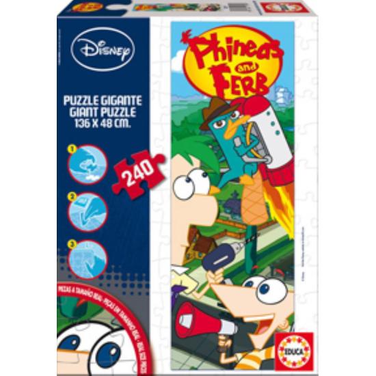 Puzzle Educa Phineas e Ferb 240 peças de 240 peças