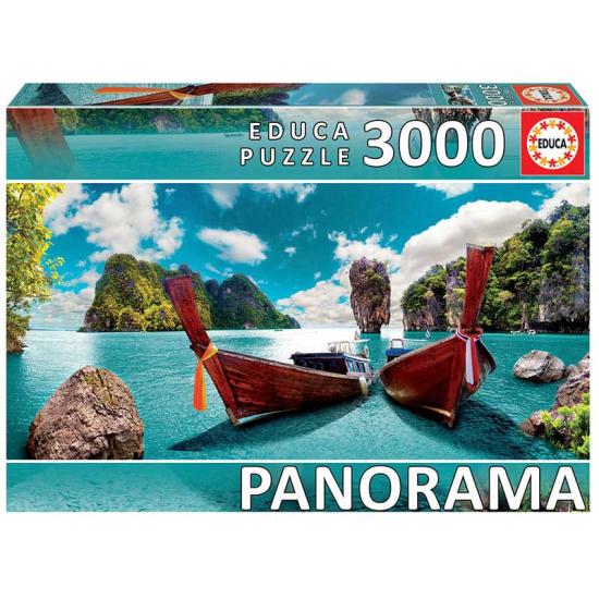 Puzzle Educa Phuket, Tailândia Panorâmica 3.000 peças