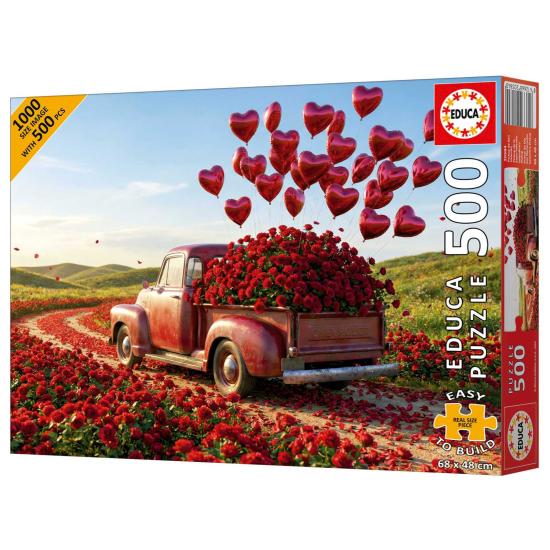Puzzle Educa Pickup San Valentín XXL 500 peças