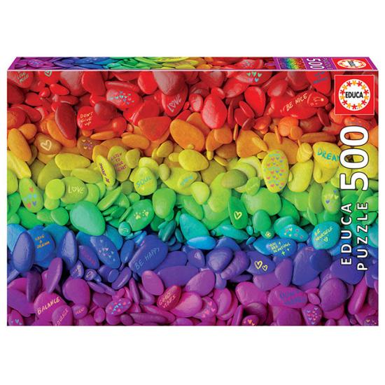 Puzzle Educa Pedras Coloridas 500 Peças