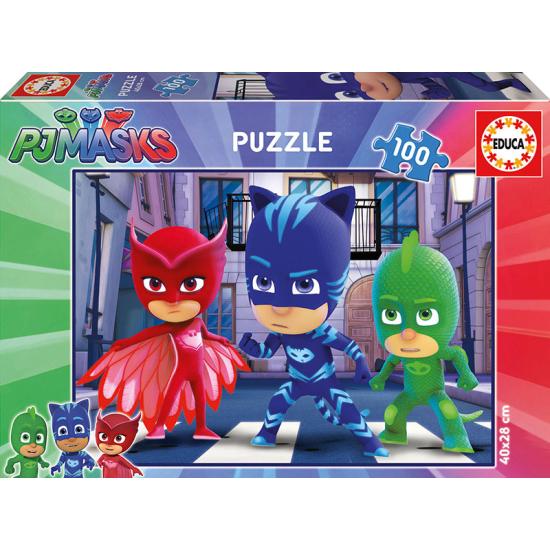 Puzzle Educa PJ Máscaras 100 Peças