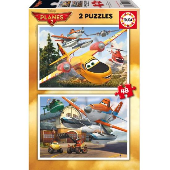 Puzzle Educa Plans Fire Rescue 2 x 48 Peças