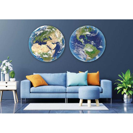 Educa Round Planet Earth Puzzle 2 x 800 peças Educa Round Planet Earth Puzzle 2 x 800 peças