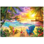 Puzzle Educa Playa del Amor de 1000 peças