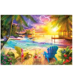 Puzzle Educa Playa del Amor de 1000 peças
