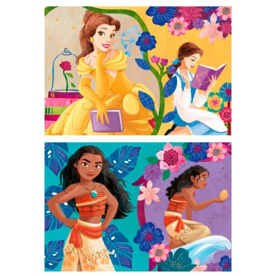 Puzzle Educa Princesas Disney de 2 x 25 Peças de madeira