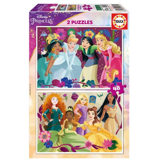 Puzzle Educa Princesas da Disney de 2 x 48 peças Puzzle Educa Princesas da Disney de 2 x 48 peças