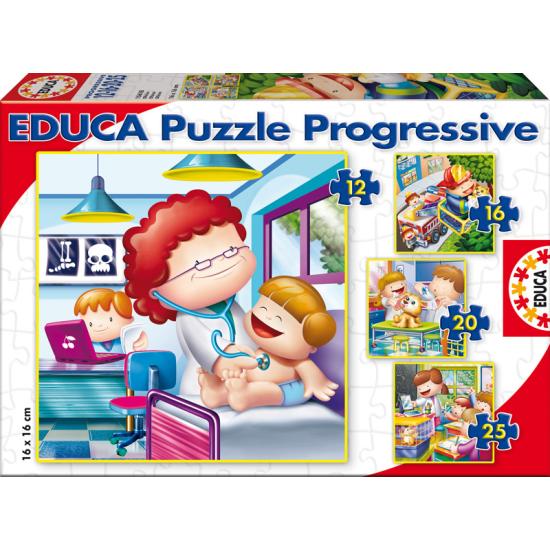 Puzzle educacional progressivo quando crescer quero ser 6
