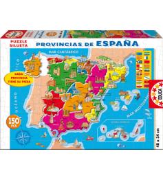 Puzzle Educa Províncias da Espanha 150 Peças