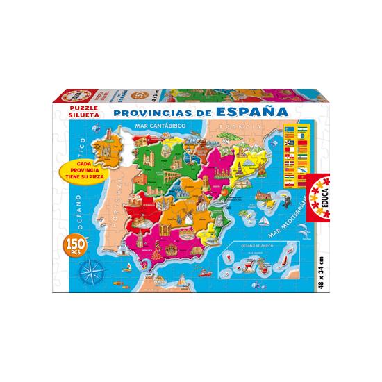 Puzzle Educa Províncias da Espanha 150 Peças