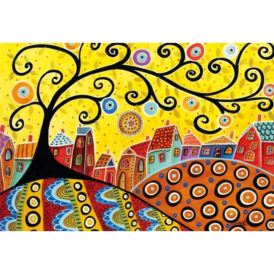 Puzzle Educa Flower Village 1000 peças