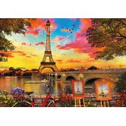 Puzzle Educa Sunset em Paris 3000 Peças