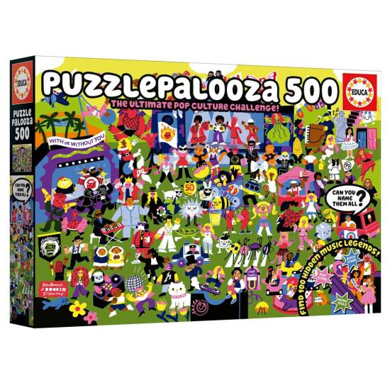 Puzzle Educa Puzzlepalooza de 500 peças