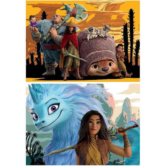 Puzzle Educa Raya e o Dragão 2 x 48 peças