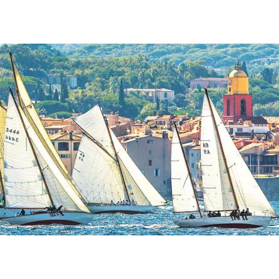 Puzzle Educa Regatta em Saint-Tropez 1000 Peças