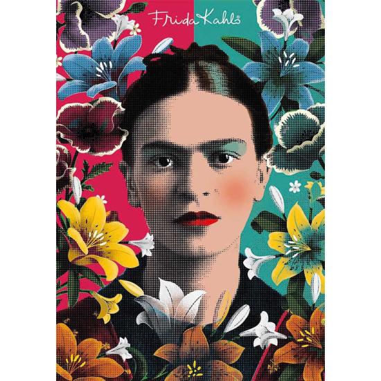 Puzzle Educa Retrato de Frida Khalo 1000 peças