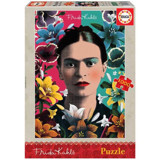 Puzzle Educa Retrato de Frida Khalo 1000 peças