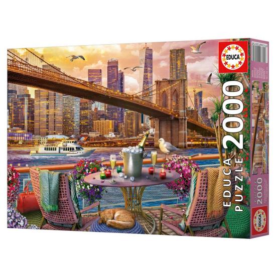 Puzzle Educa Romance Em Nova York de 2000 peças
