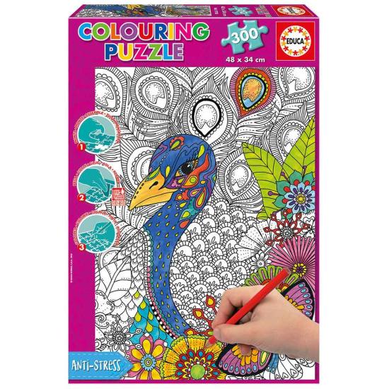 Puzzle Educa Safari Color Me 300 peças