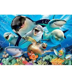 Puzzle Educa Selfie subaquática de 100 Peças