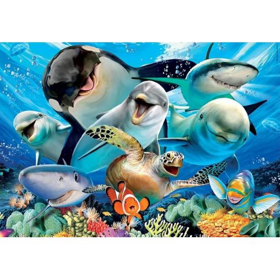 Puzzle Educa Selfie subaquática de 100 Peças