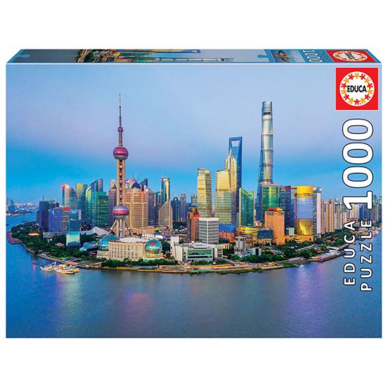 Educa Shanghai at Sunset 1000 Piece Puzzle