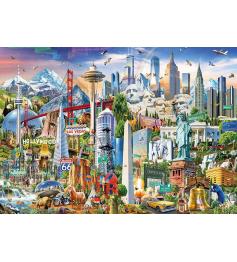 Puzzle Educa Symbols of North America 1500 peças
