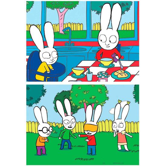 Puzzle Educa Simon 2 x 48 peças