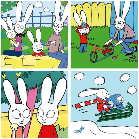 Puzzle progressivo Educa Simon 12+16+20+25 peças