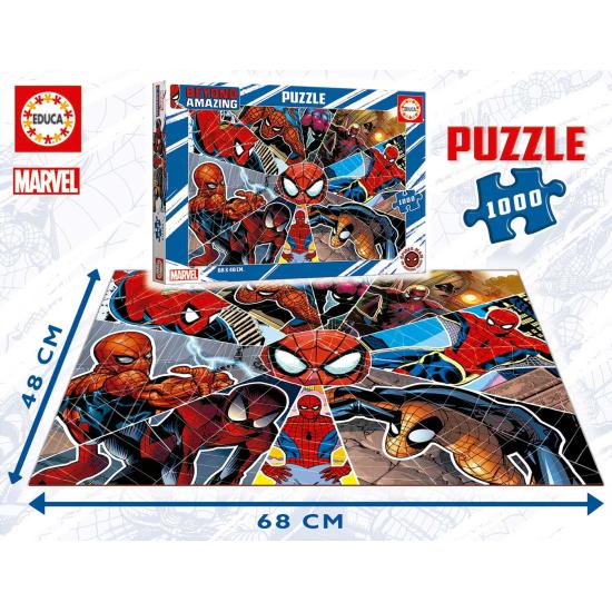 Puzzle Educa Spiderman Beyond Amazing de 1000 peças