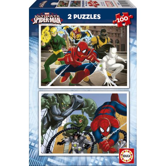 Puzzle Educa Spiderman Ultimate 2 x 100 peças