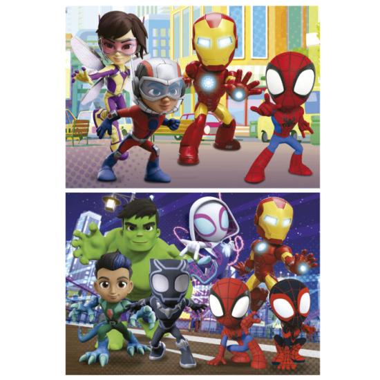 Puzzle Educa Spidey and Friends de 2 x 48 peças
