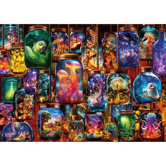 Puzzle Educa Sonhos Em Potes de 2000 peças